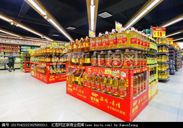超市,食用油,零售百货,各行各业,摄影,汇图网www.huitu.com